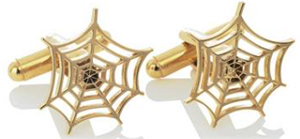 Charlotte Olympia Spider Web cufflinks: US$195.