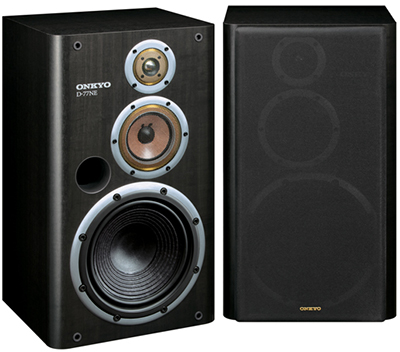 Onkyo D-77NE 3-Way Bass Reflex Speakers.