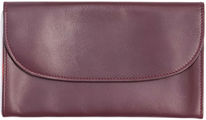 La Portegna women's Lucia burgundy wallet: £135.