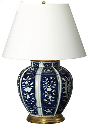 Ralph Lauren Medeline Floral Porcelain table lamp.