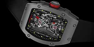 World's Most Expensive Watch #31: Richard Mille RM 27-01 Raphael Nadal. Limited edition of 50 timepieces. Weight: just 19 g. Price: US$690,000.