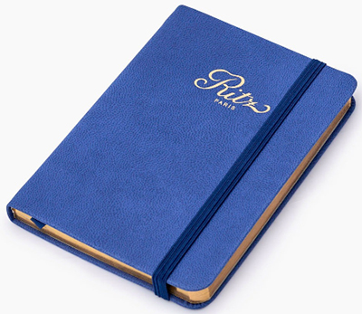 Ritz Paris Blue A6 Notebook: €39.