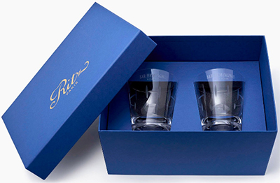 Ritz Paris Essentials set of 2 Bar Hemingway whisky glasses: €95.